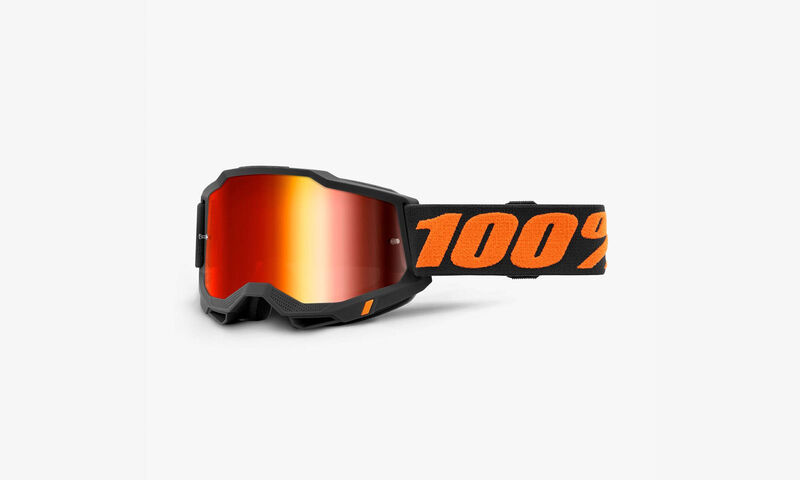 100% ACCURI GOGGLES CHICAGO - RED MIRROR LENS