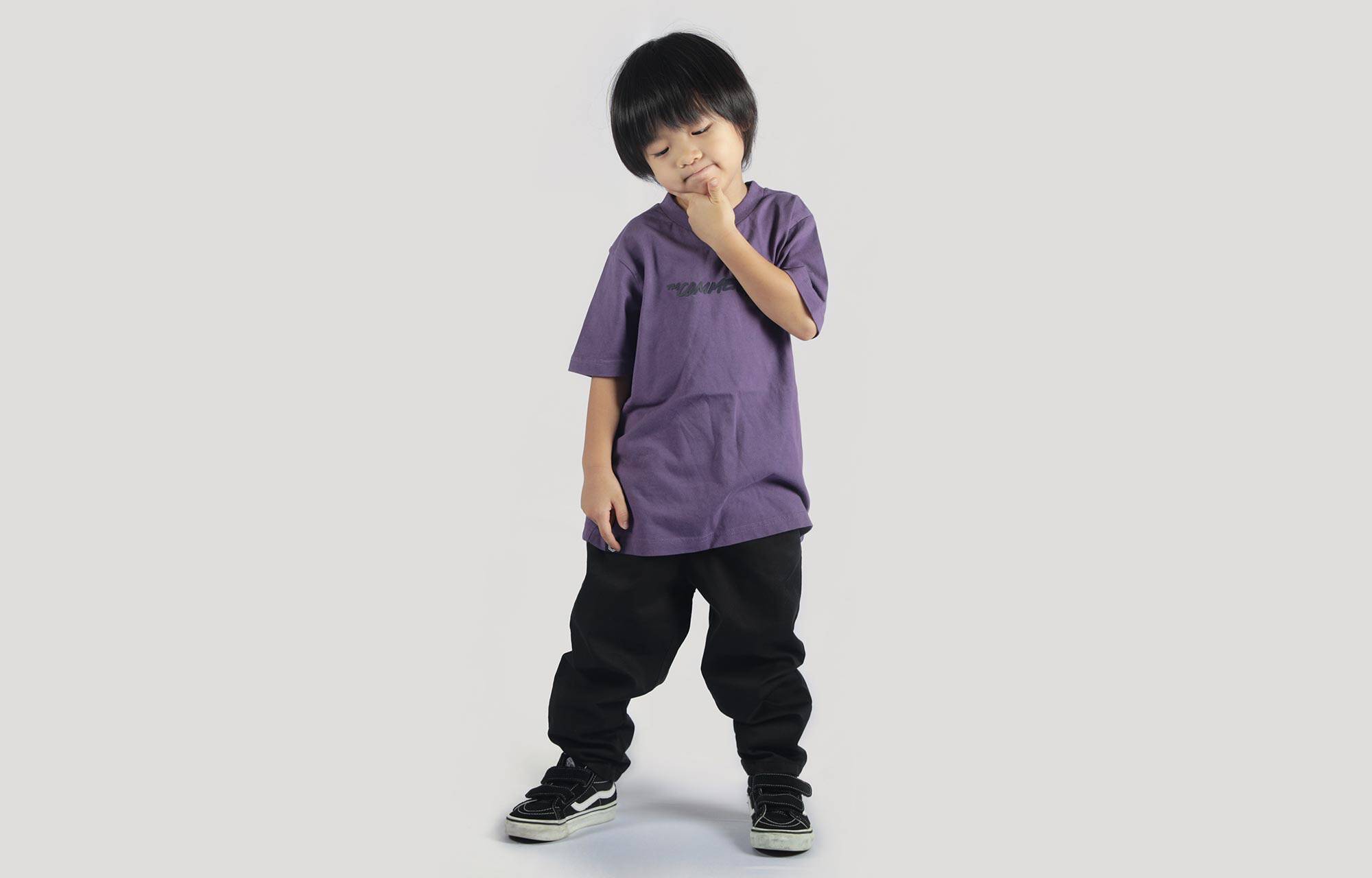 T-SHIRT COMMENCAL KIDS OLD PURPLE image cover number 0