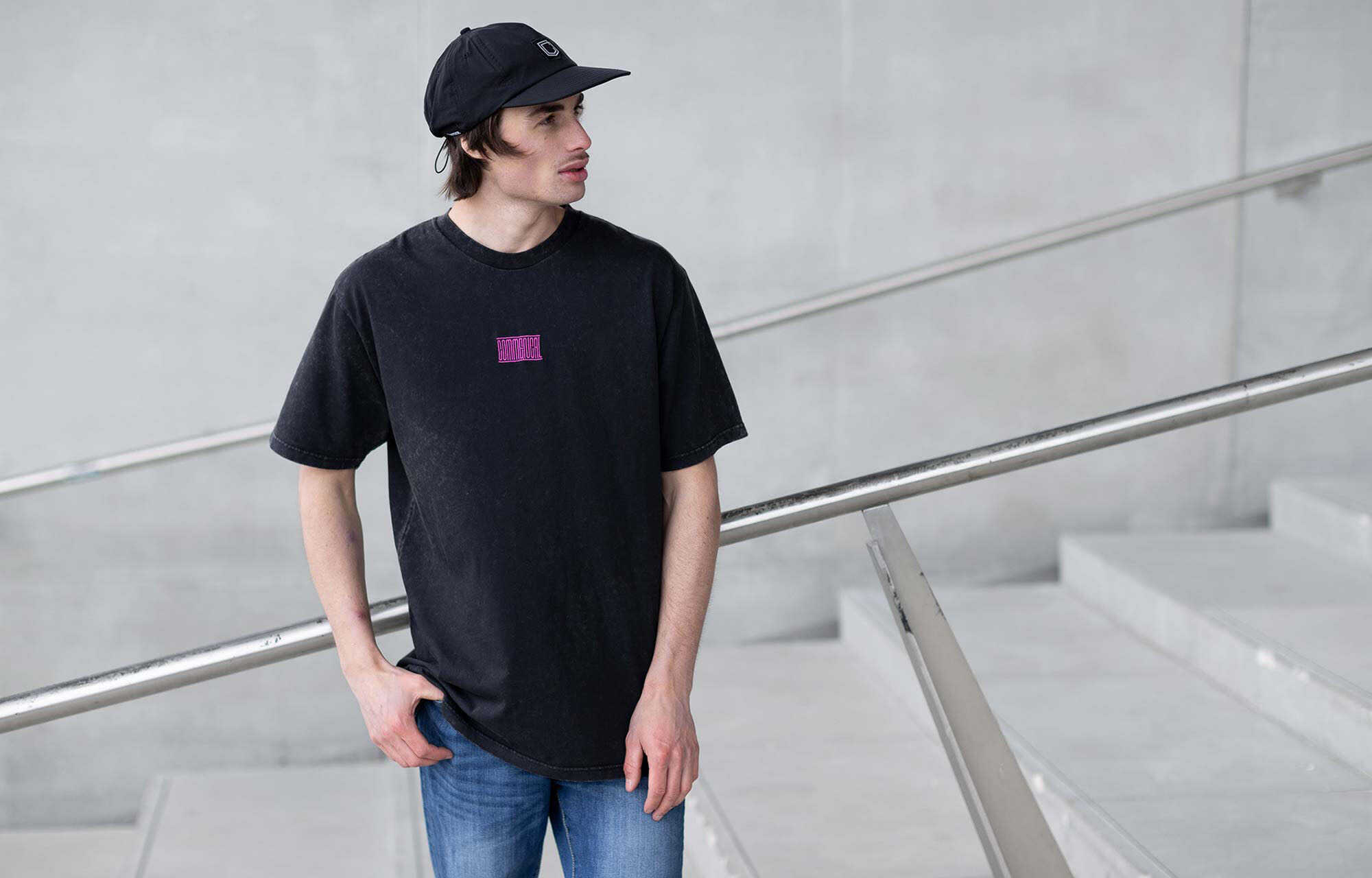 COMMENCAL WASHED T-SHIRT BLACK image large number 4