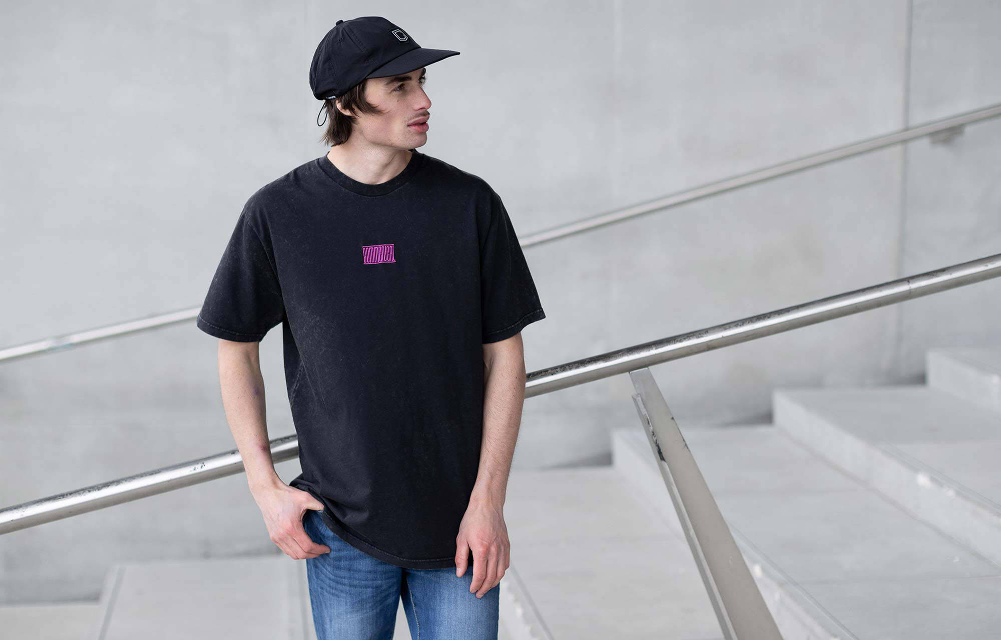 CAMISETA MANGA CORTA COMMENCAL WASHED BLACK image large number 4