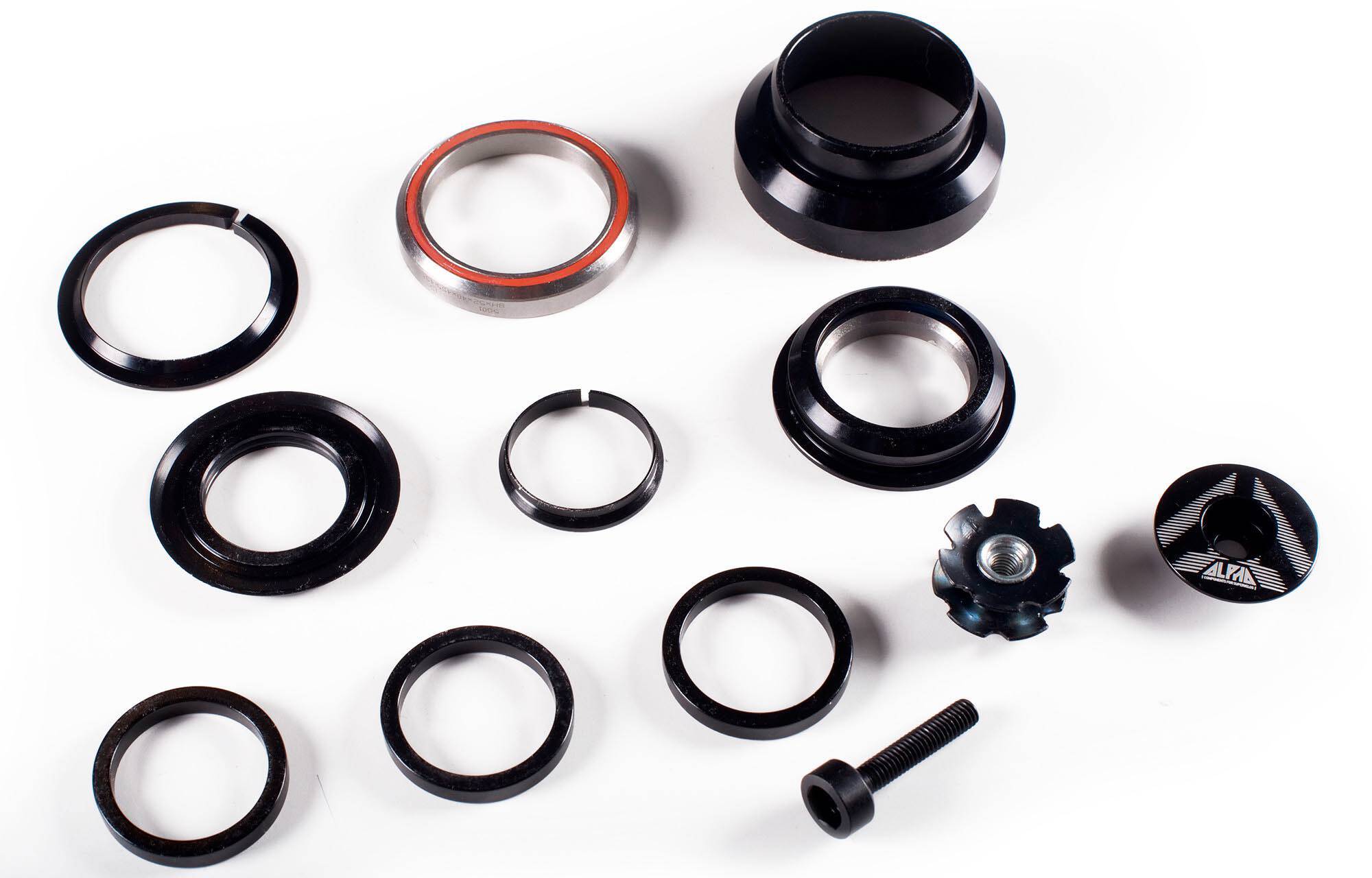 RIDE ALPHA HEAD SET ZS44 / EC44 FOR META HT CRMO image large number 1