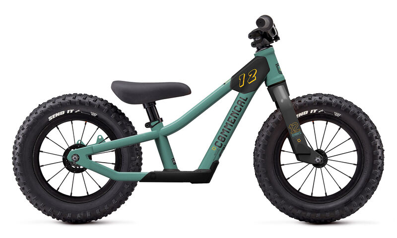 COMMENCAL RAMONES 12 PUSH BIKE GREEN + REAR BRAKE KIT