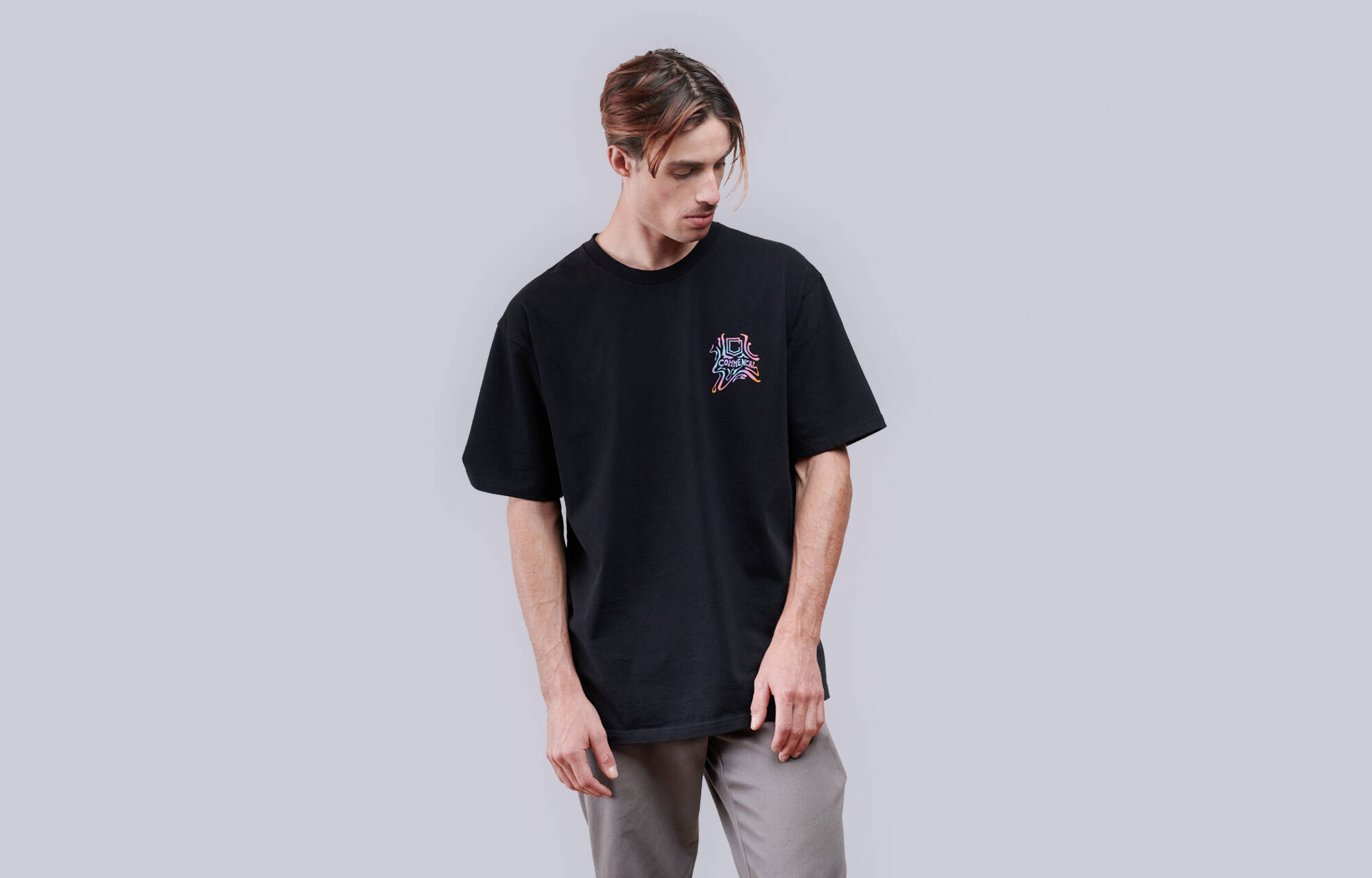 CAMISETA COMMENCAL LOOSE FIT PSYCHEDELIC BLACK image large number 0