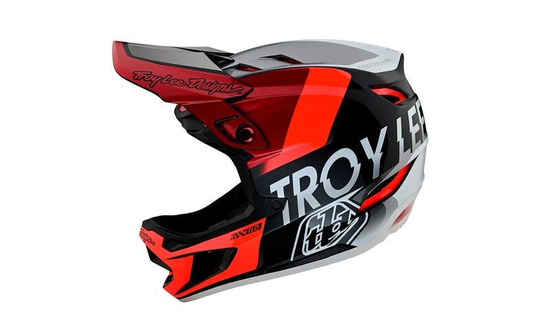 CASCO TROY LEE D4 COMPOSITE QUALIFIER SILVER / RED