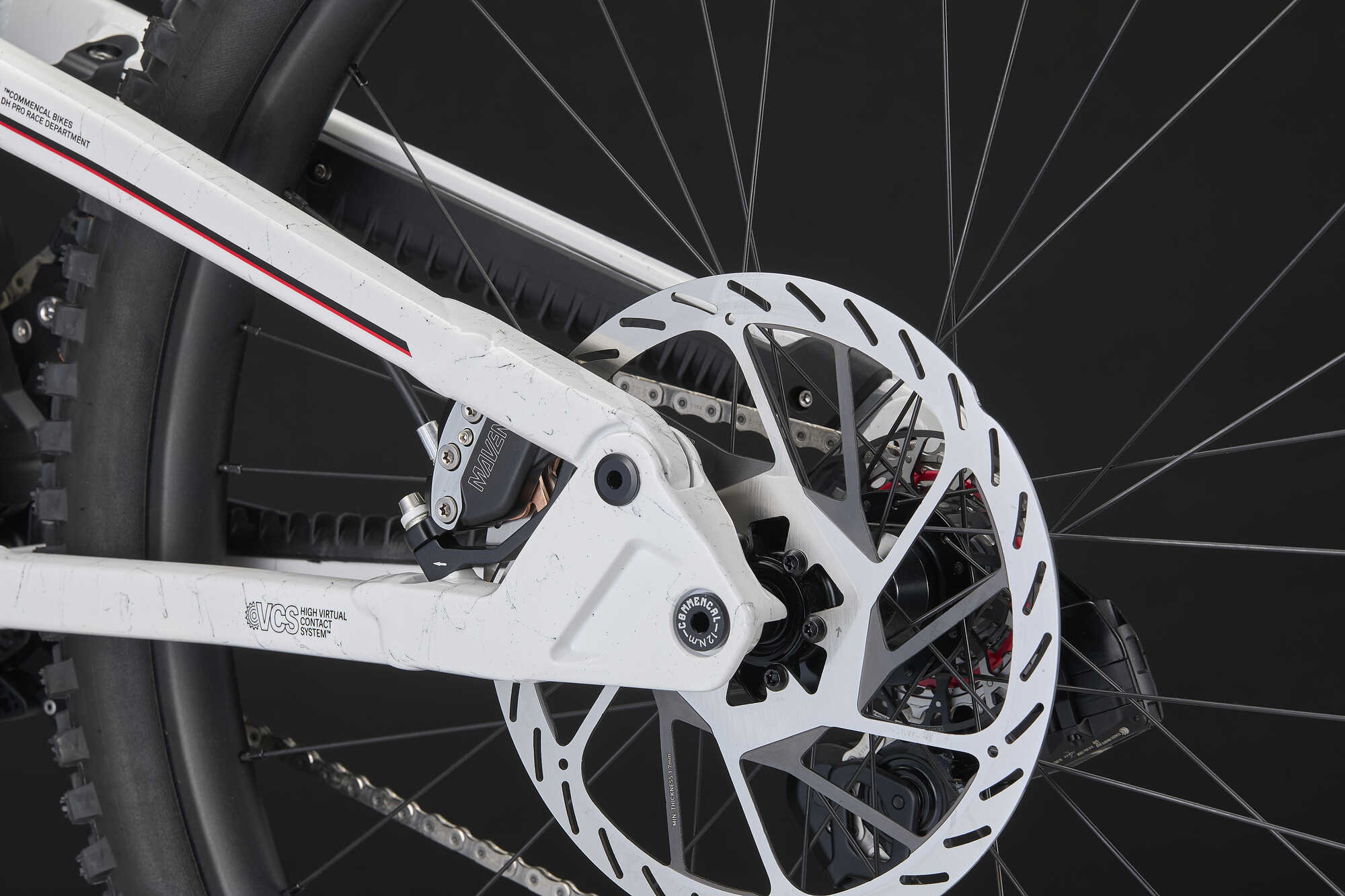 COMMENCAL SUPREME DH V5.2 TEAM REPLICA ADDICTION WHITE 2027 image large number 9