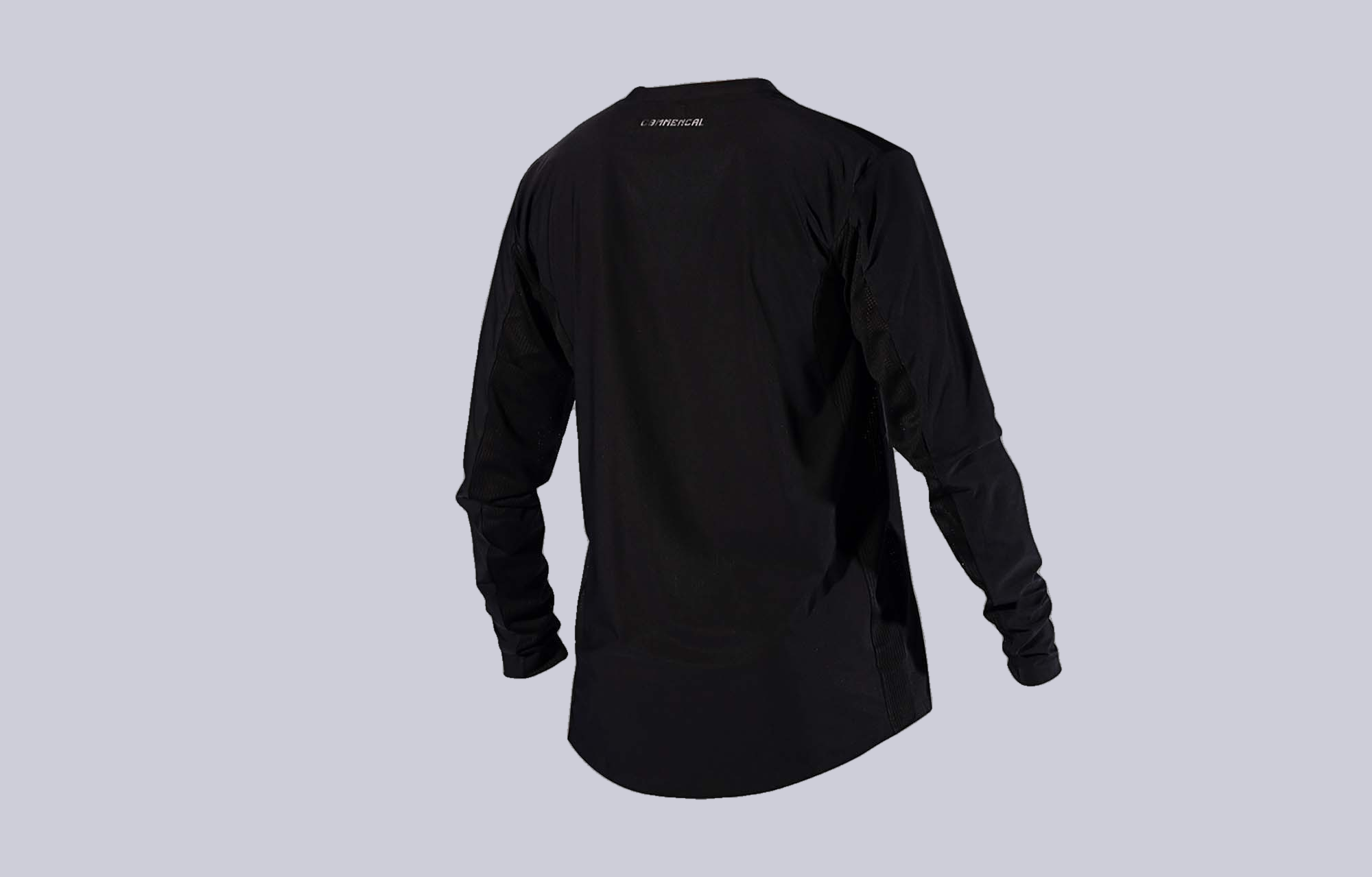 MAILLOT COMMENCAL LIGHTECH MANGA LARGA BLACK BASIC image large number 0