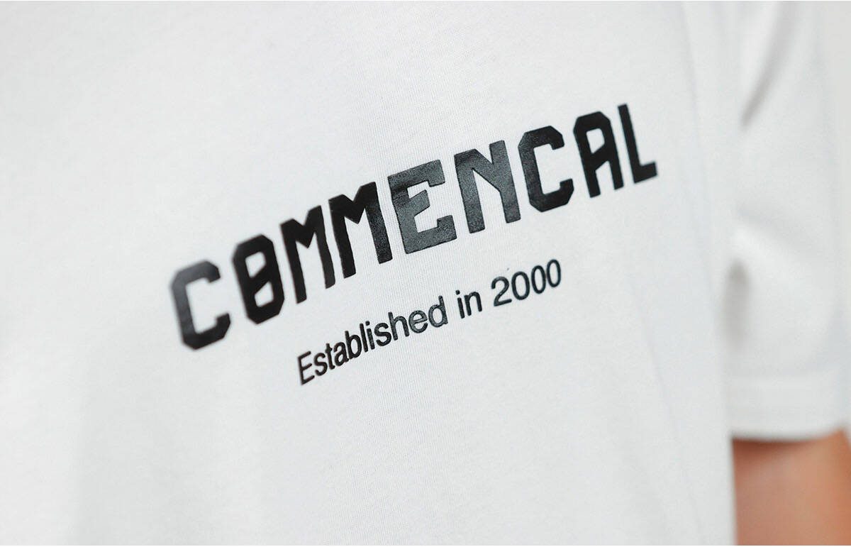 T-SHIRT COMMENCAL CORPORATE WHITE image large number 3
