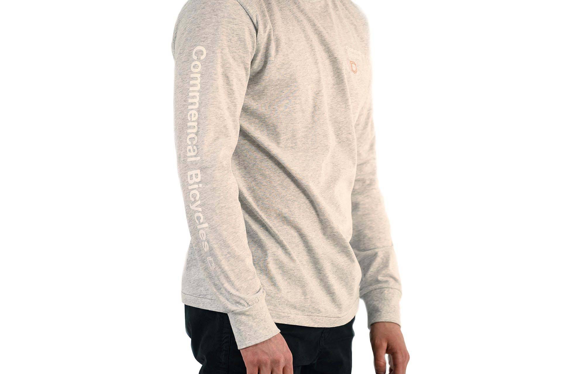 CAMISETA DE MANGA LARGA COMMENCAL LIGHT GREY image large number 1