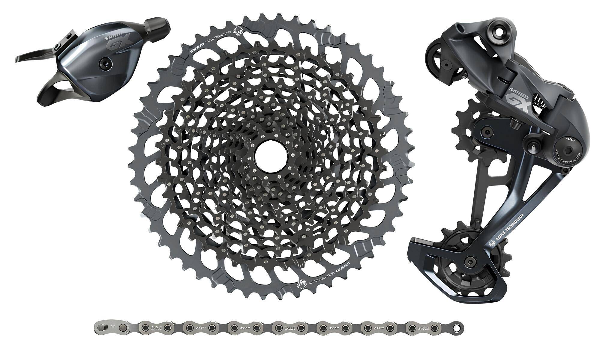 PACK TRANSMISSION SRAM GX EAGLE 12 VITESSES 10-52D image cover number 0