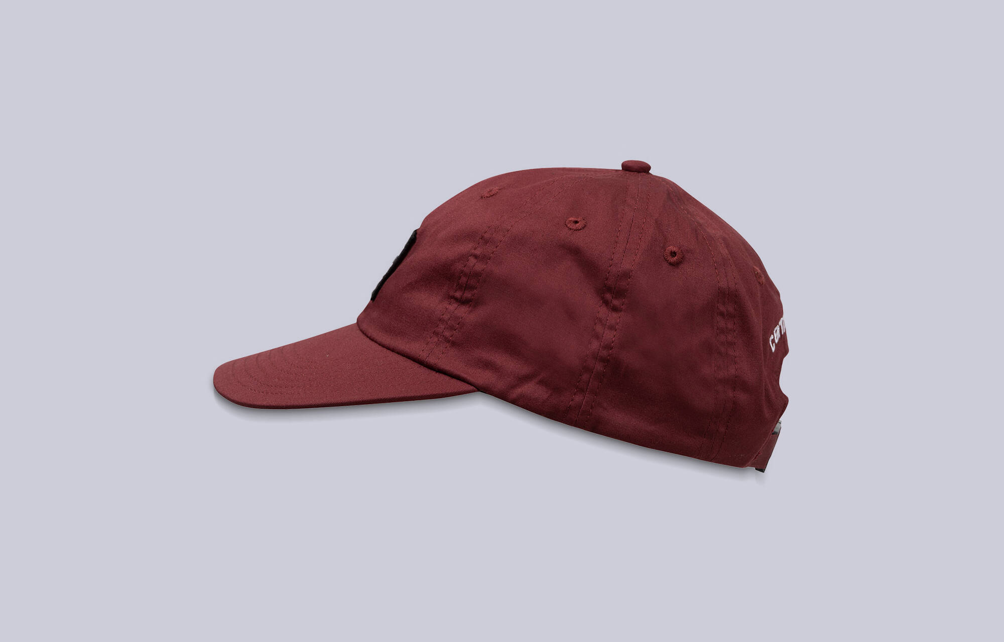 6 PANEL CAP DARK RED image large number 0