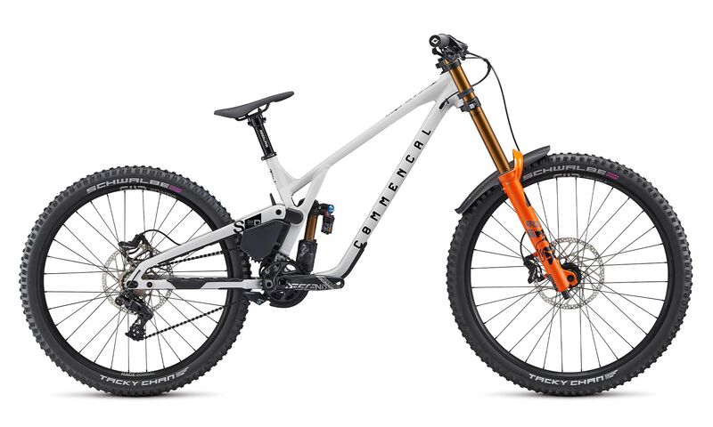COMMENCAL SUPREME DH V5 SIGNATURE CLEAR SILVER