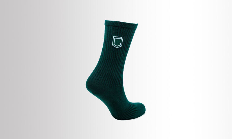 CHAUSSETTES COMMENCAL LIFESTYLE FINES SHIELD FOREST GREEN
