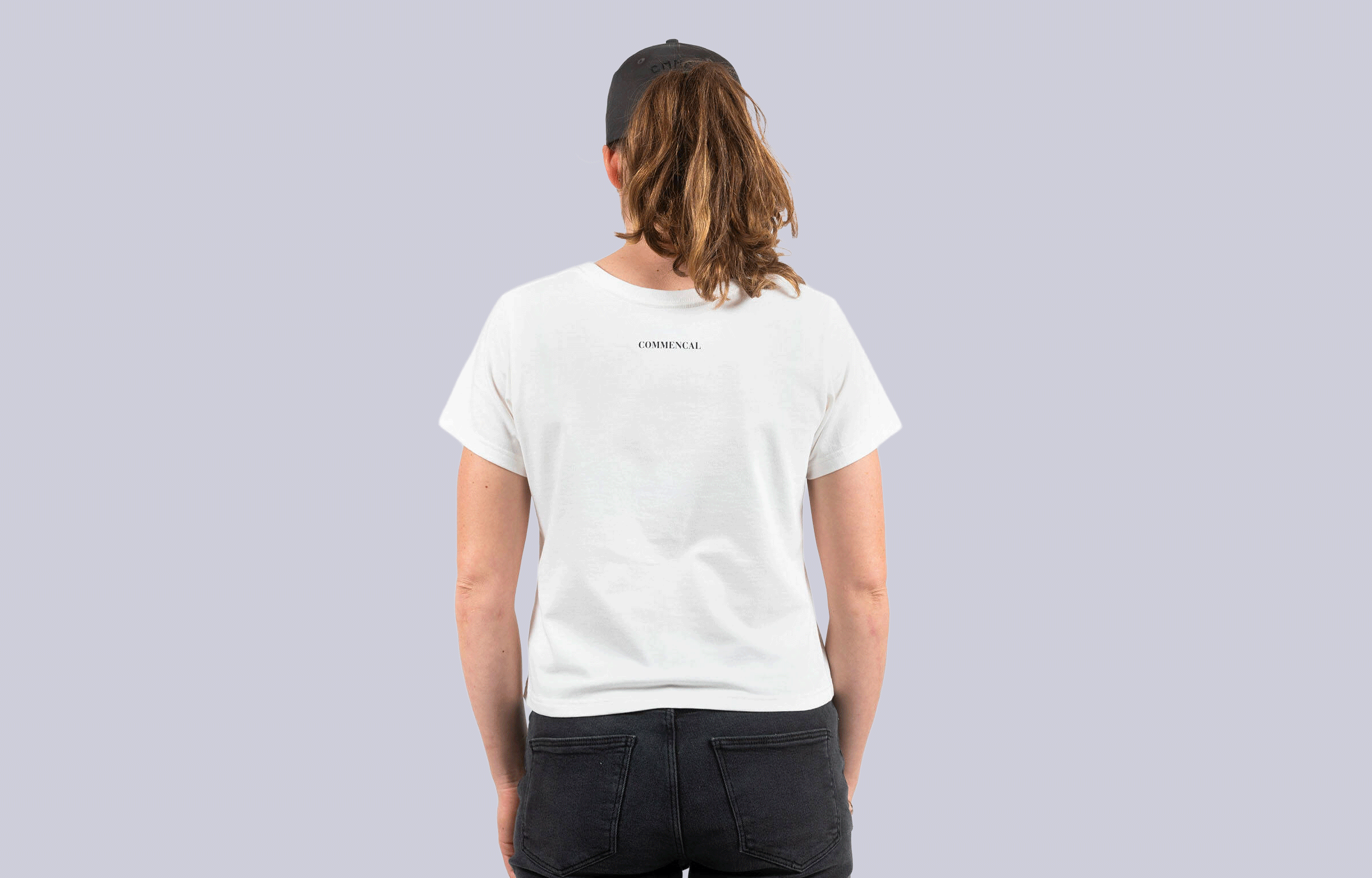 T-SHIRT WOMEN COMMENCAL ECRU image large number 0
