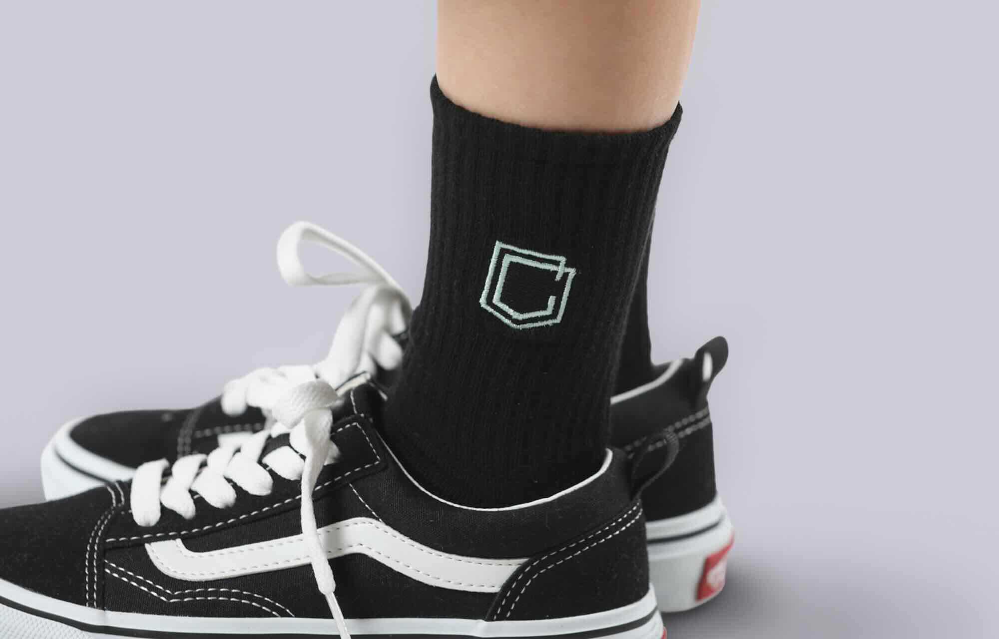 CALCETINES COMMENCAL KIDS SHIELD HERITAGE GREEN image large number 1