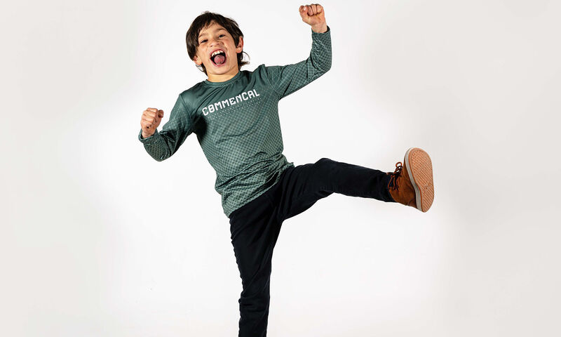 COMMENCAL KIDS CUSTOM JERSEY GREEN