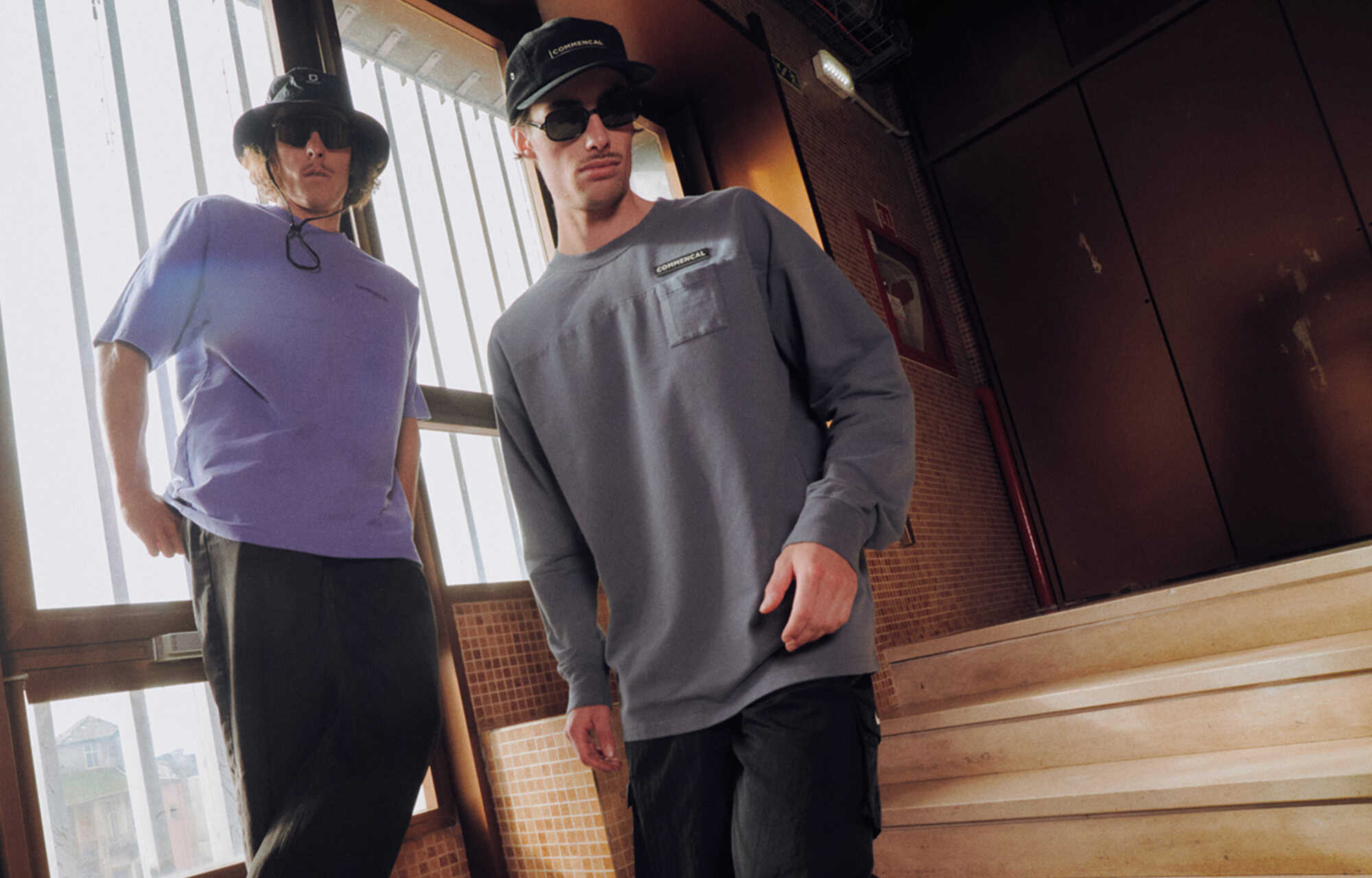 COMMENCAL LONG SLEEVE T-SHIRT MIDNIGHT GREY image large number 2