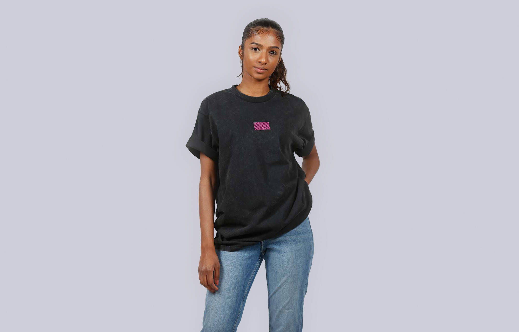 CAMISETA MANGA CORTA COMMENCAL WASHED BLACK image large number 1