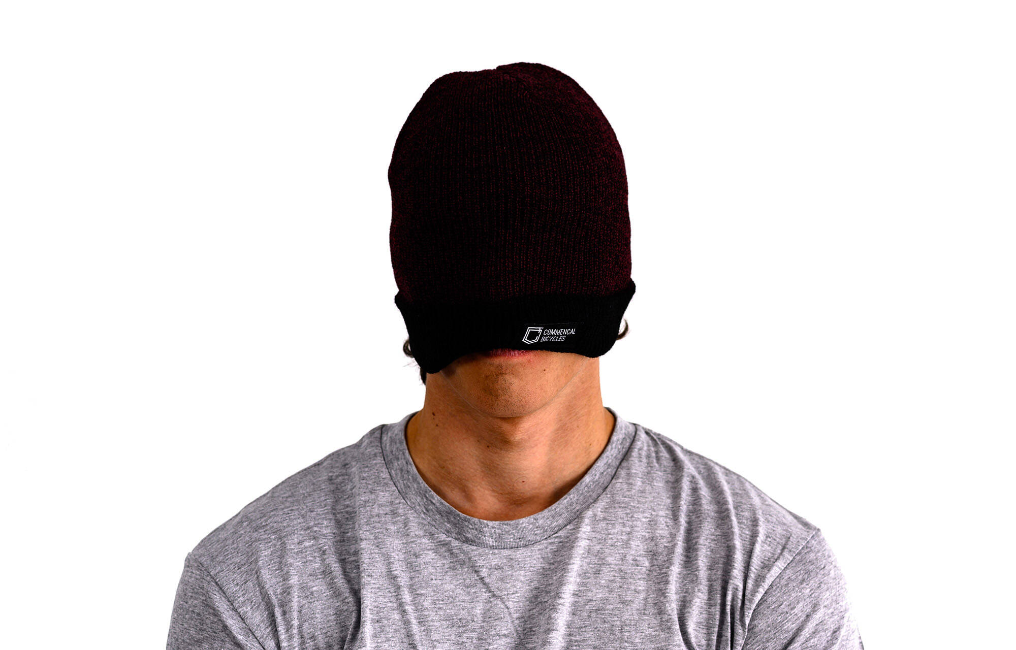 BONNET REVERSIBLE BLACK/BORDEAUX image large number 3