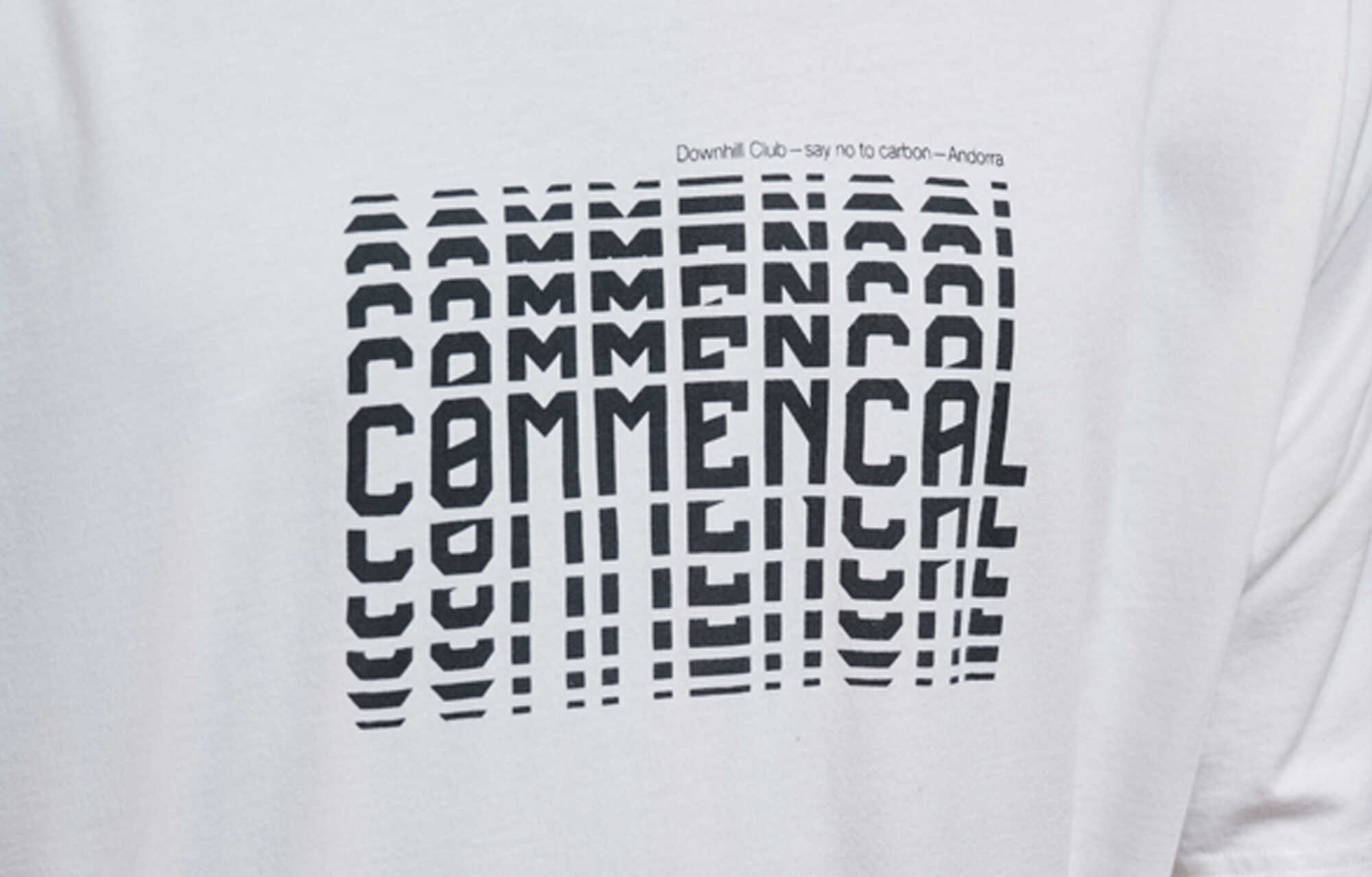 T-SHIRT COMMENCAL REGULAR FIT DIVISION GREIGE image large number 3