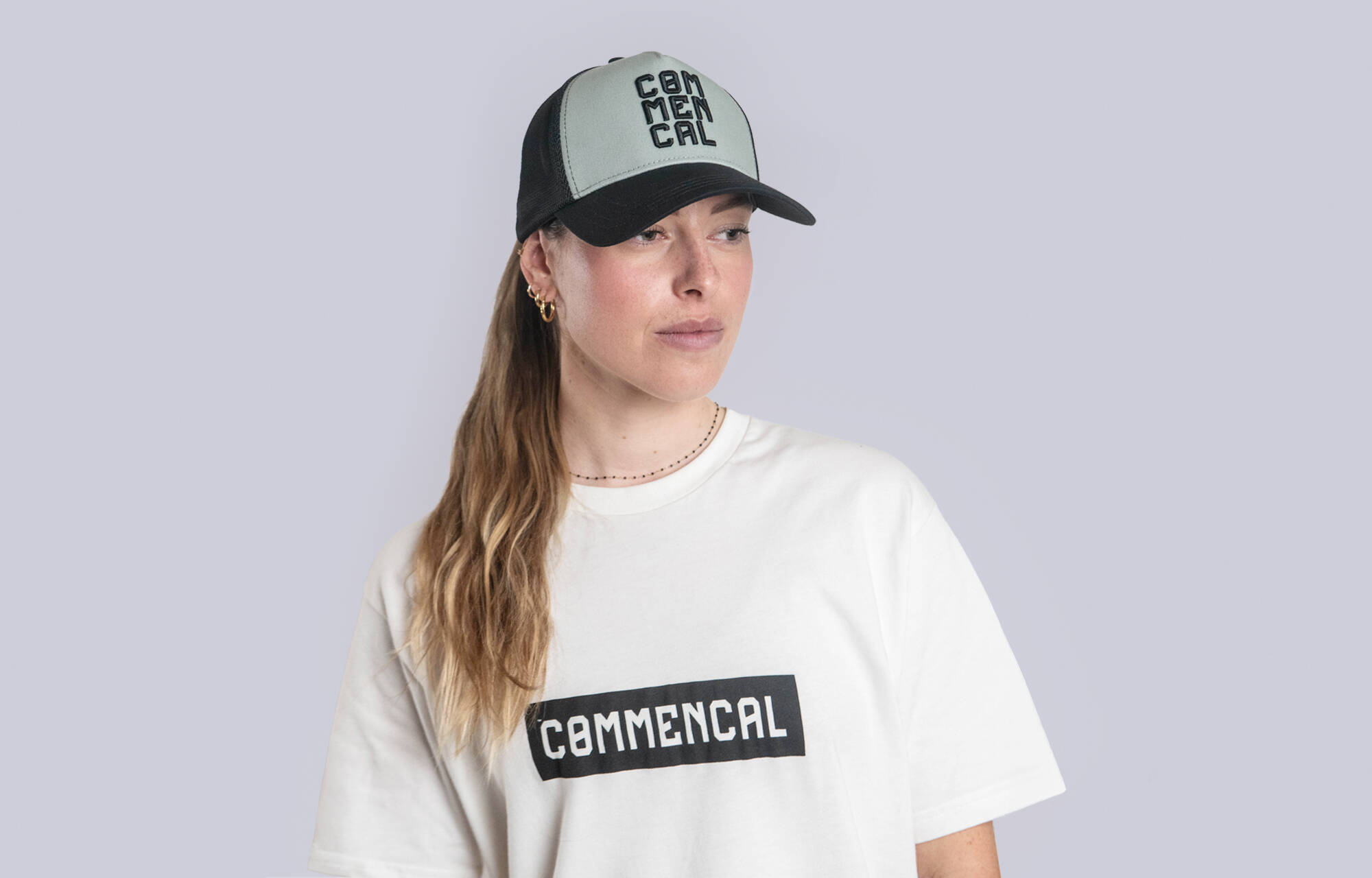 GORRA COMMENCAL TRUCKER CMNCL GREY image large number 3
