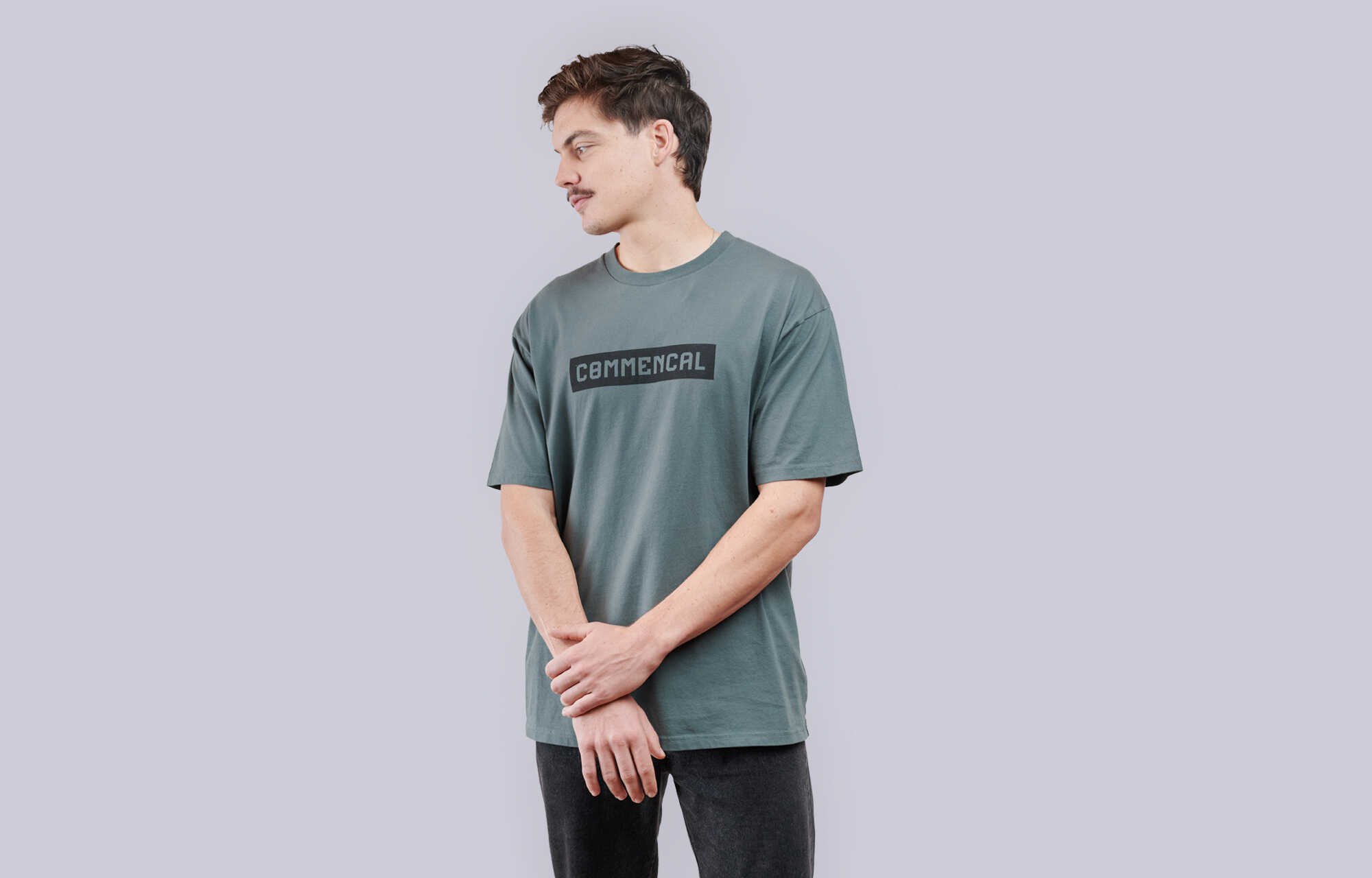 COMMENCAL CORPORATE REGULAR FIT T-SHIRT DARK GREY image cover number 0