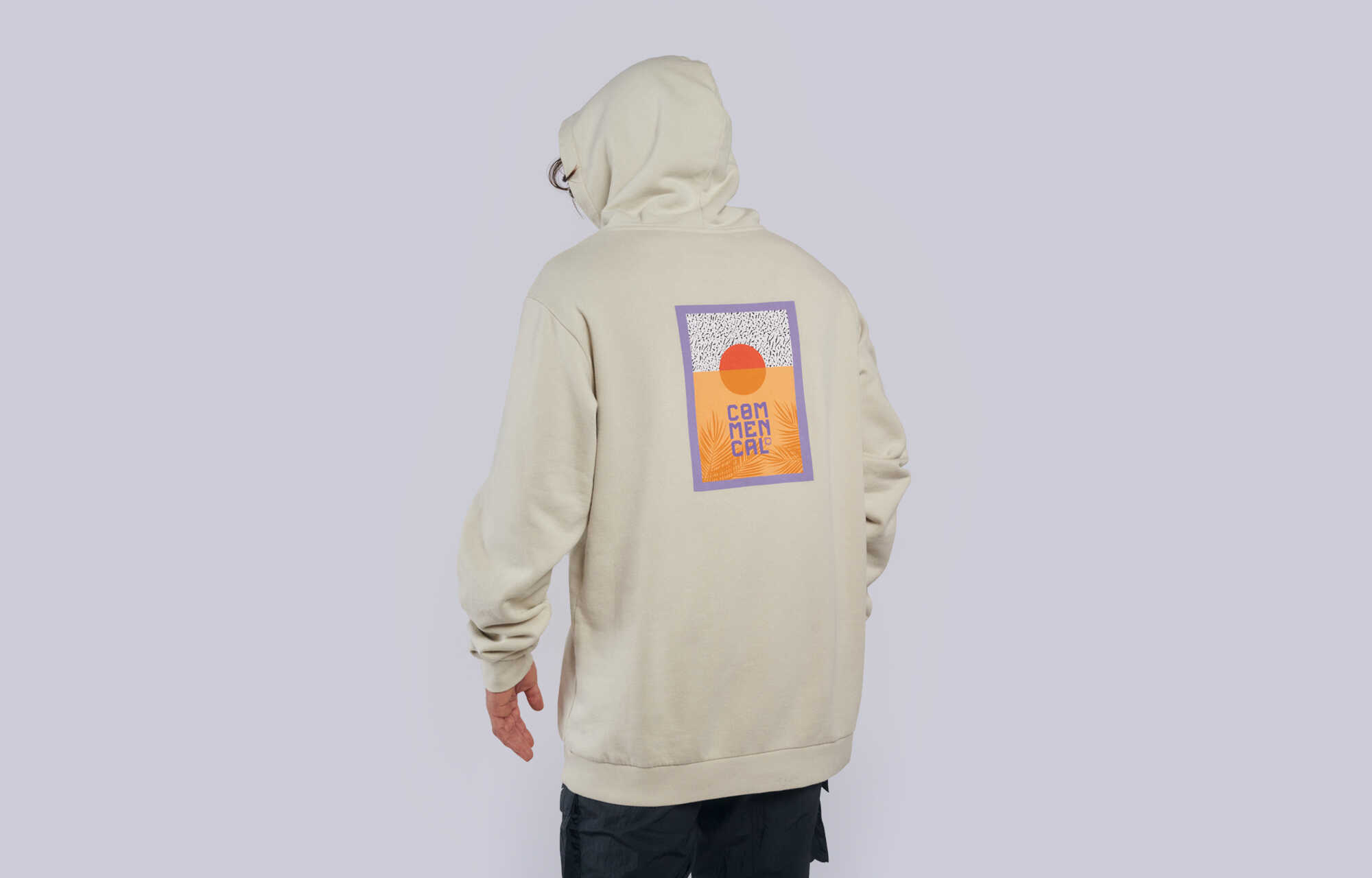 COMMENCAL HOODIE SUNSET BEIGE image large number 0