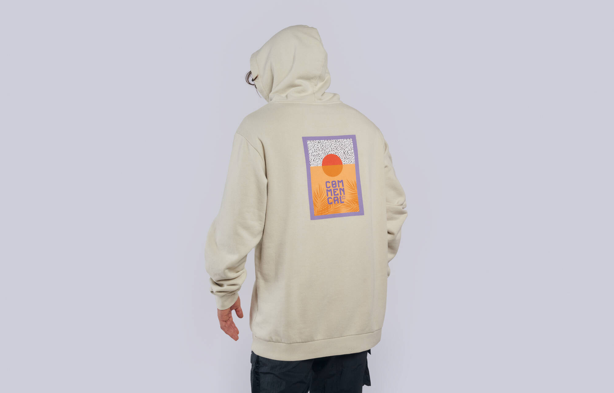 SUDADERA COMMENCAL SUNSET BEIGE image large number 0
