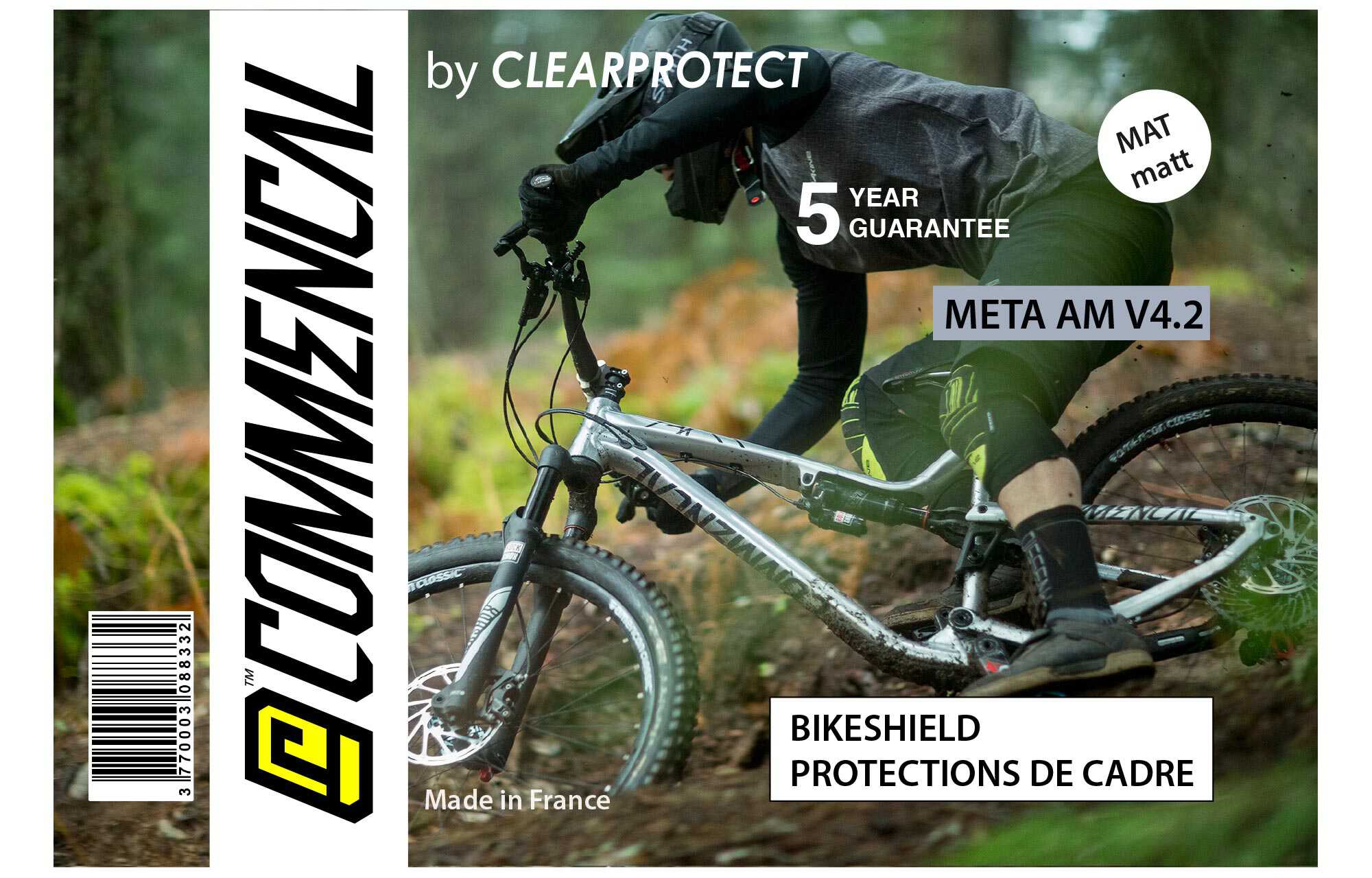 CLEARPROTECT FRAME PROTECTION KIT META AM / SX / TR V4 MATTE image large number 0