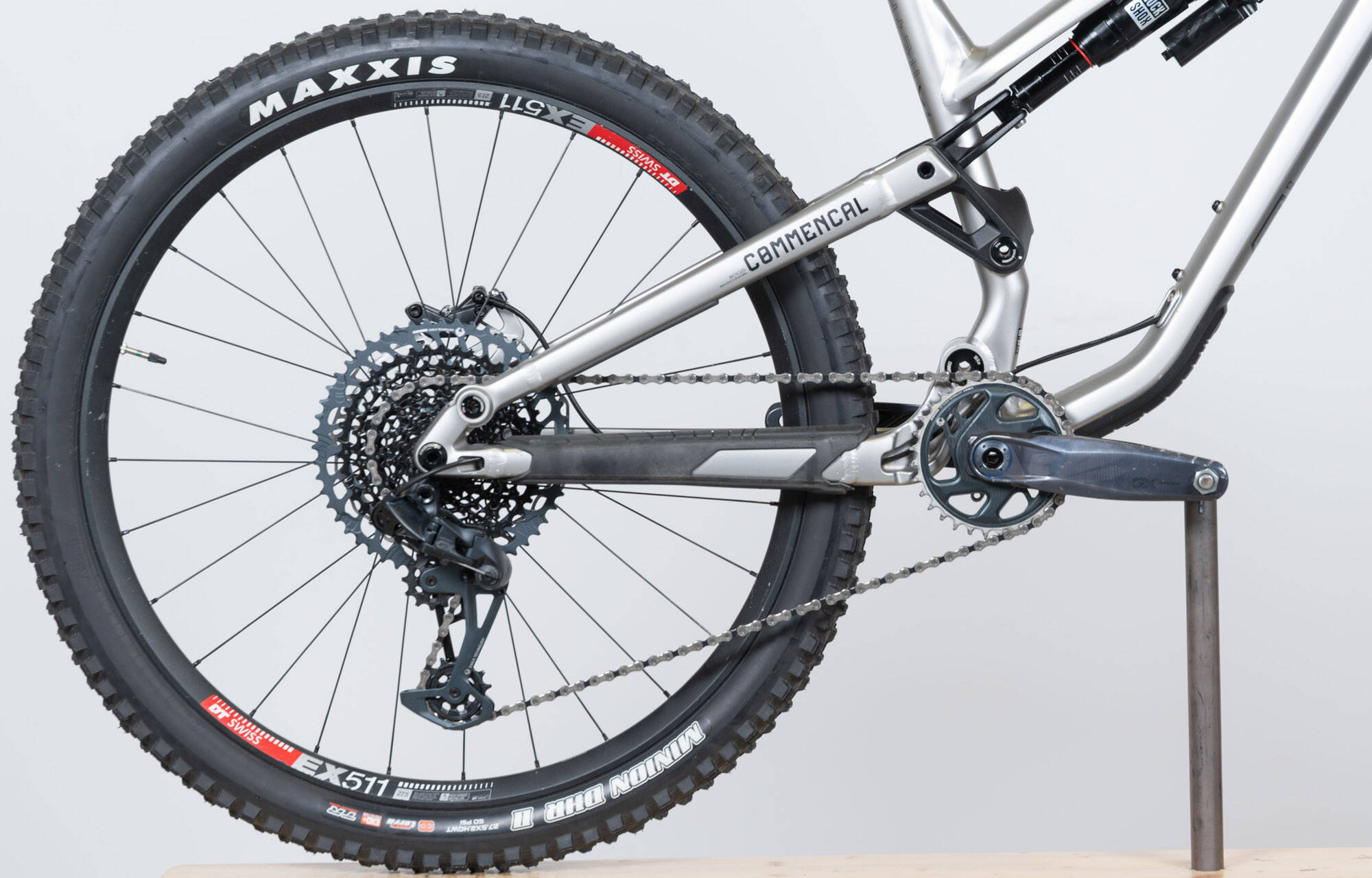 COMMENCAL META SX V4 RACE SILVER - M (22130802) image large number 0