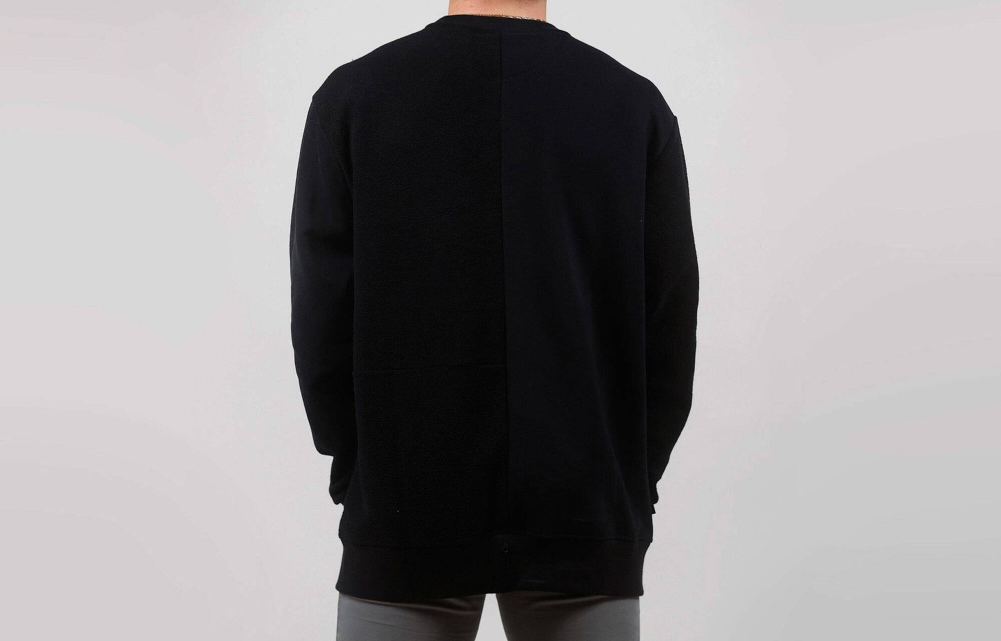 CREWNECK COMMENCAL LOOSE FIT PATCHWORK BLACK image large number 0