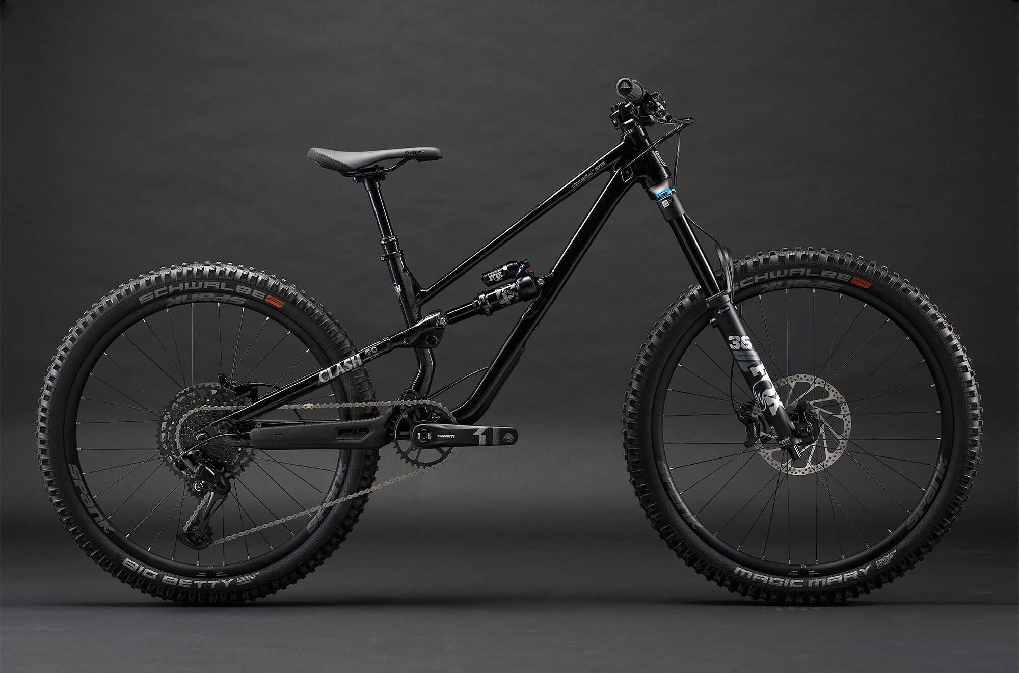 COMMENCAL CLASH XS GLITTERY BLACK image large number 0