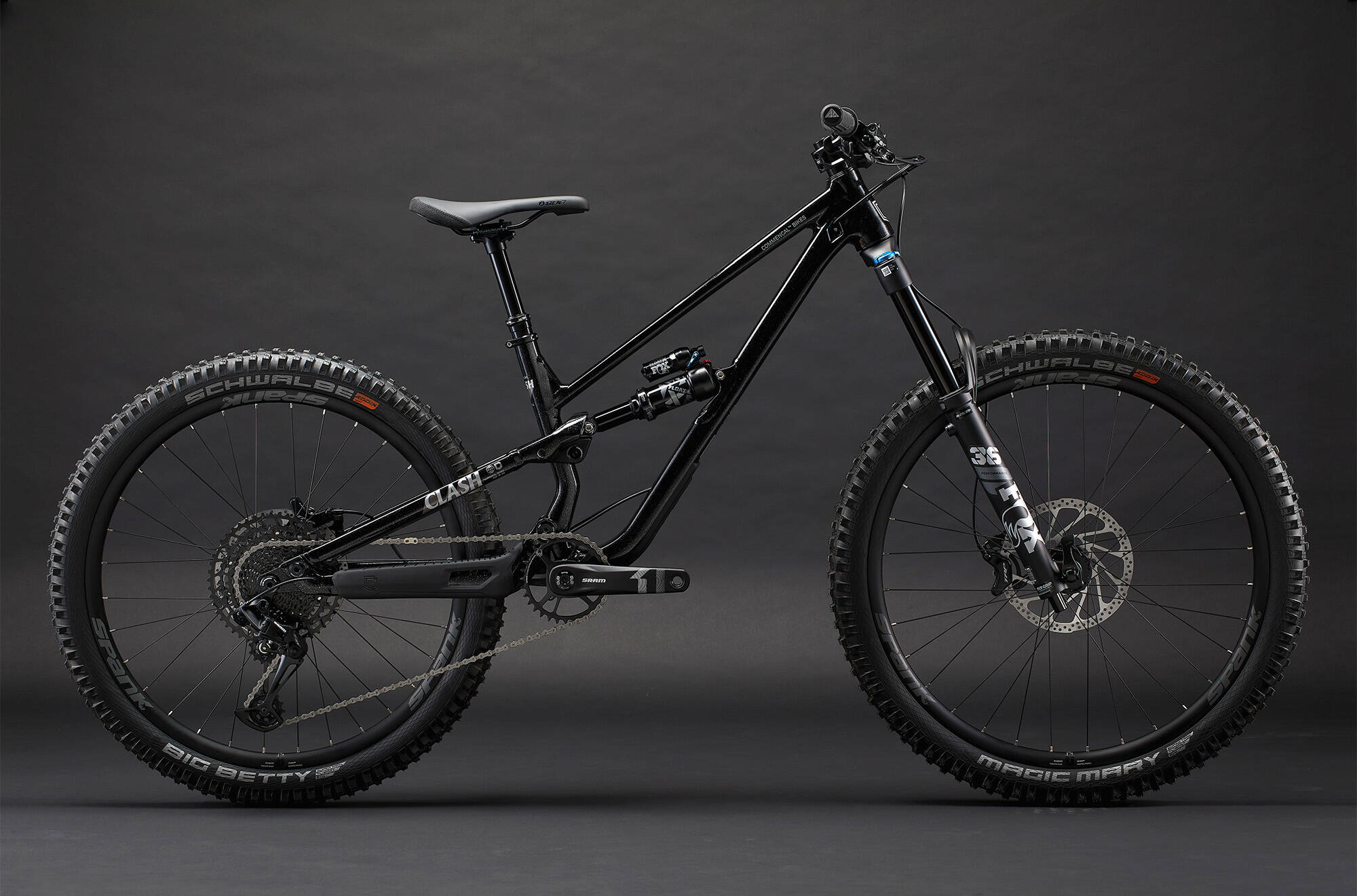 COMMENCAL CLASH XS GLITTERY BLACK image large number 0
