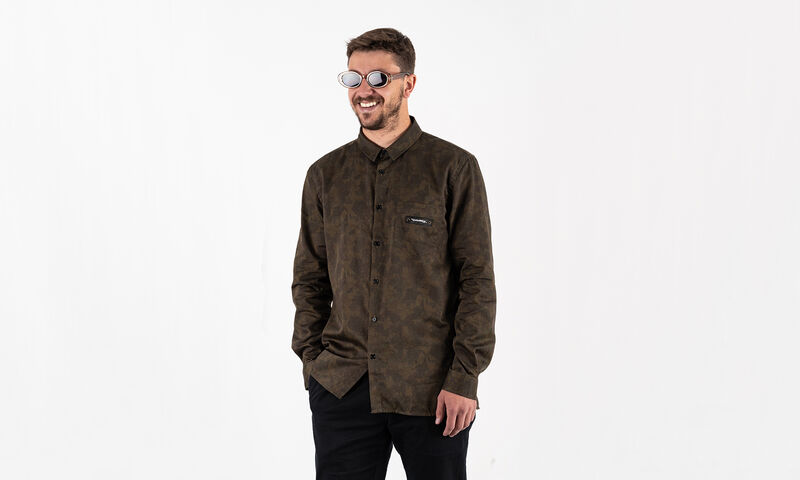 CAMISA COMMENCAL MANGA LARGA LIGERA CAMO/KHAKI