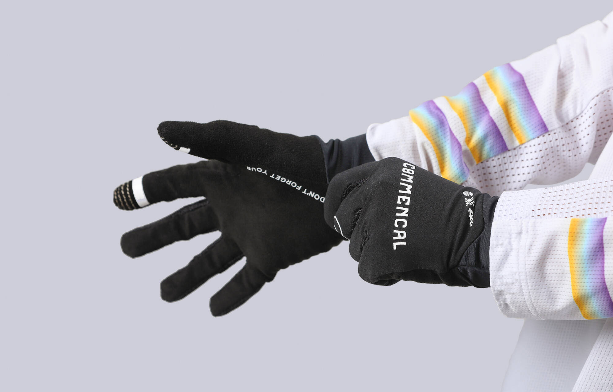 GANTS COMMENCAL LIGHTECH KIDS CORPORATE BLACK image cover number 0