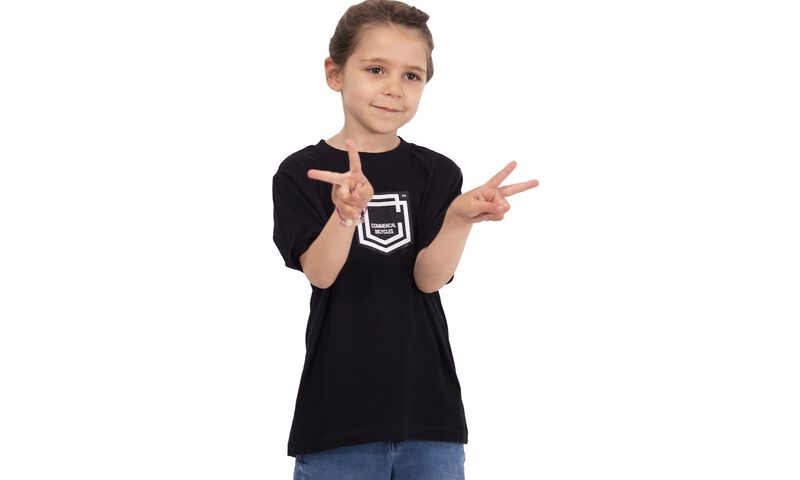 COMMENCAL KIDS SHIELD T-SHIRT BLACK