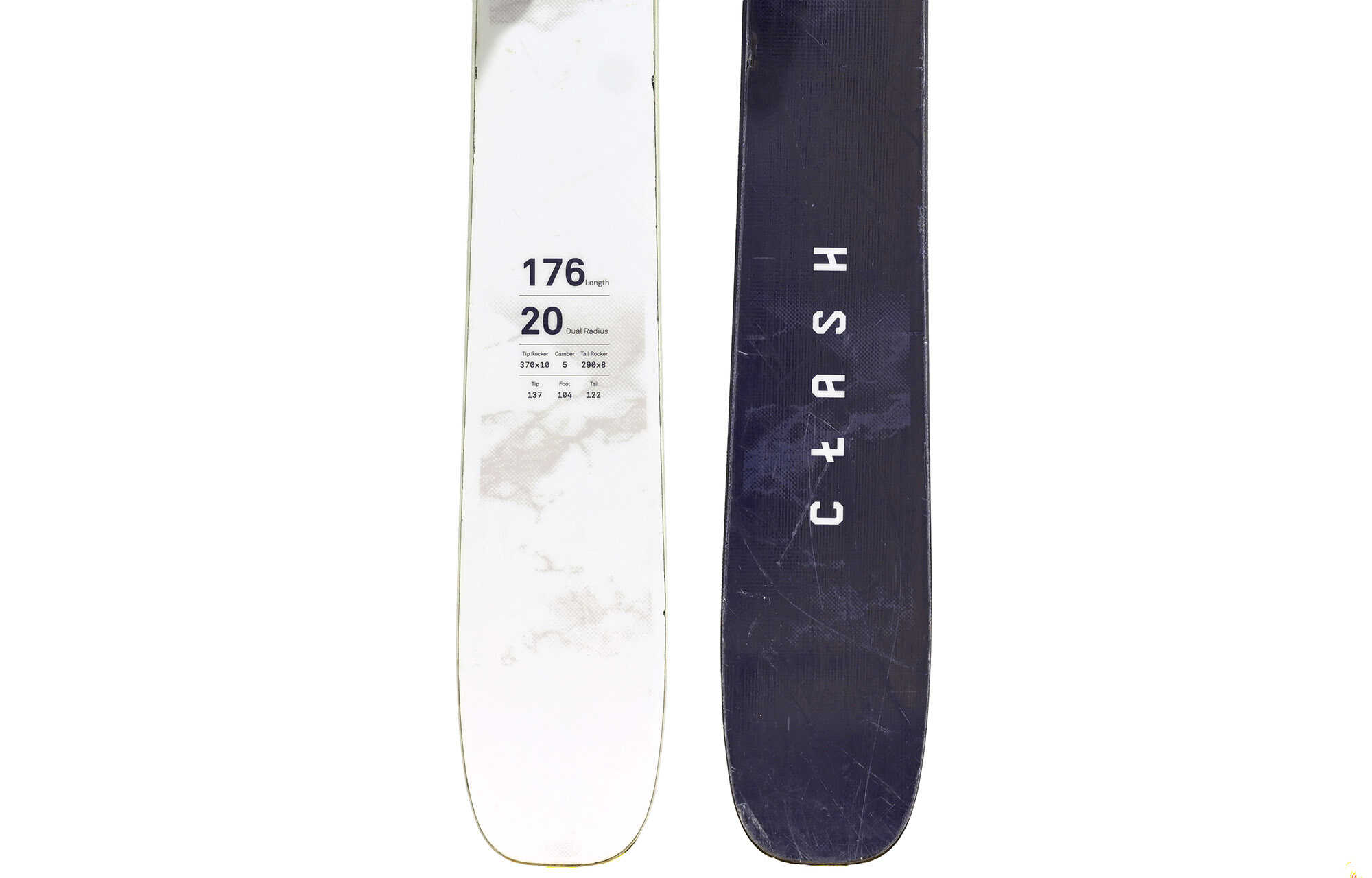 SKIS COMMENCAL CLASH BLACK & WHITE / FIX MARKER GRIFFON 13 TCX- 176 (21410302) image large number 2