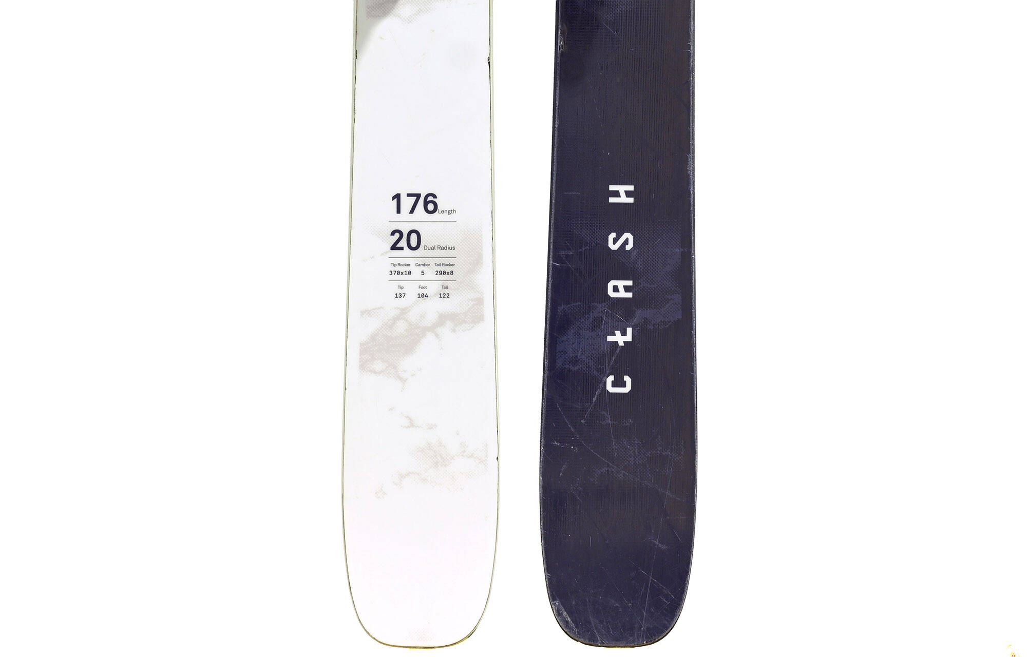 SKIS COMMENCAL CLASH BLACK & WHITE / FIX MARKER GRIFFON 13 TCX- 176 (21410302) image large number 2