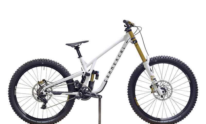 COMMENCAL SUPREME DH V5 SIGNATURE LTD GLITTERY WHITE - L (23151003)