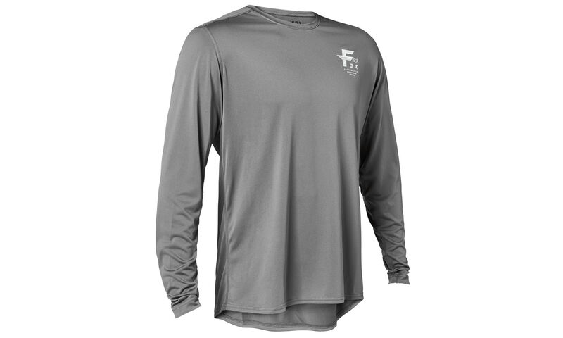MAGLIA MANICHE LUNGHE FOX RANGER BIG F DARK GREY