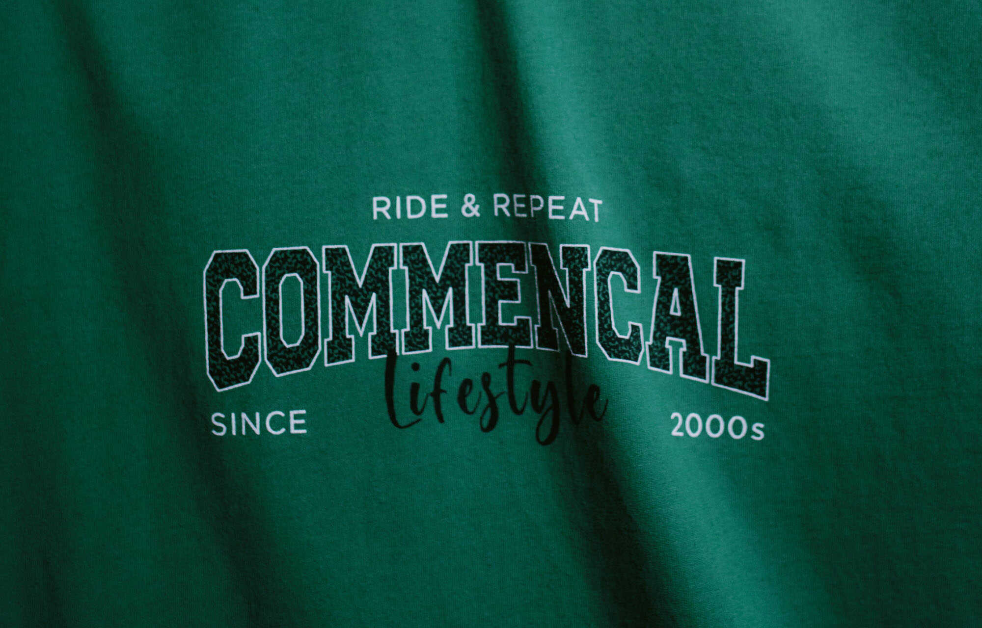 T-SHIRT COMMENCAL UNIVERSITY BASIL image large number 2