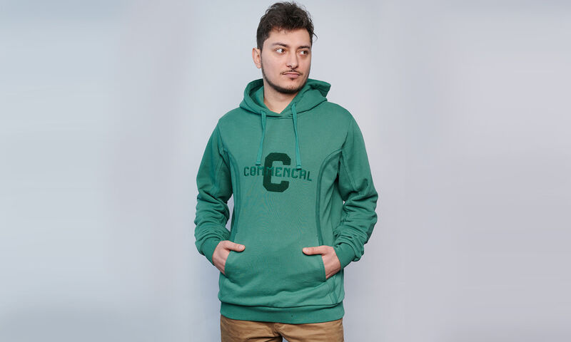 COMMENCAL HOODIE UNIVERSITY BASIL