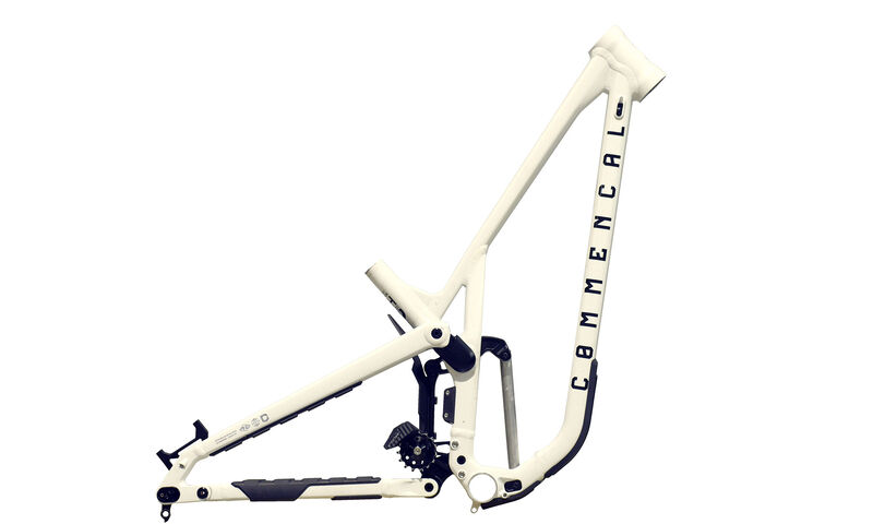 FRAME COMMENCAL SUPREME DH V5 GLITTERY WHITE [COMMENCAL TEAM] - XS (24253600)