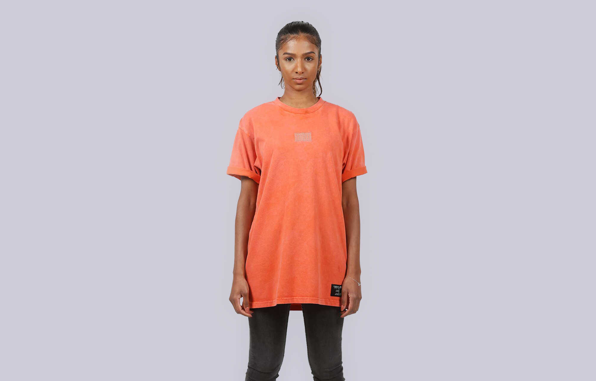 COMMENCAL WASHED T-SHIRT TANGERINE image large number 1
