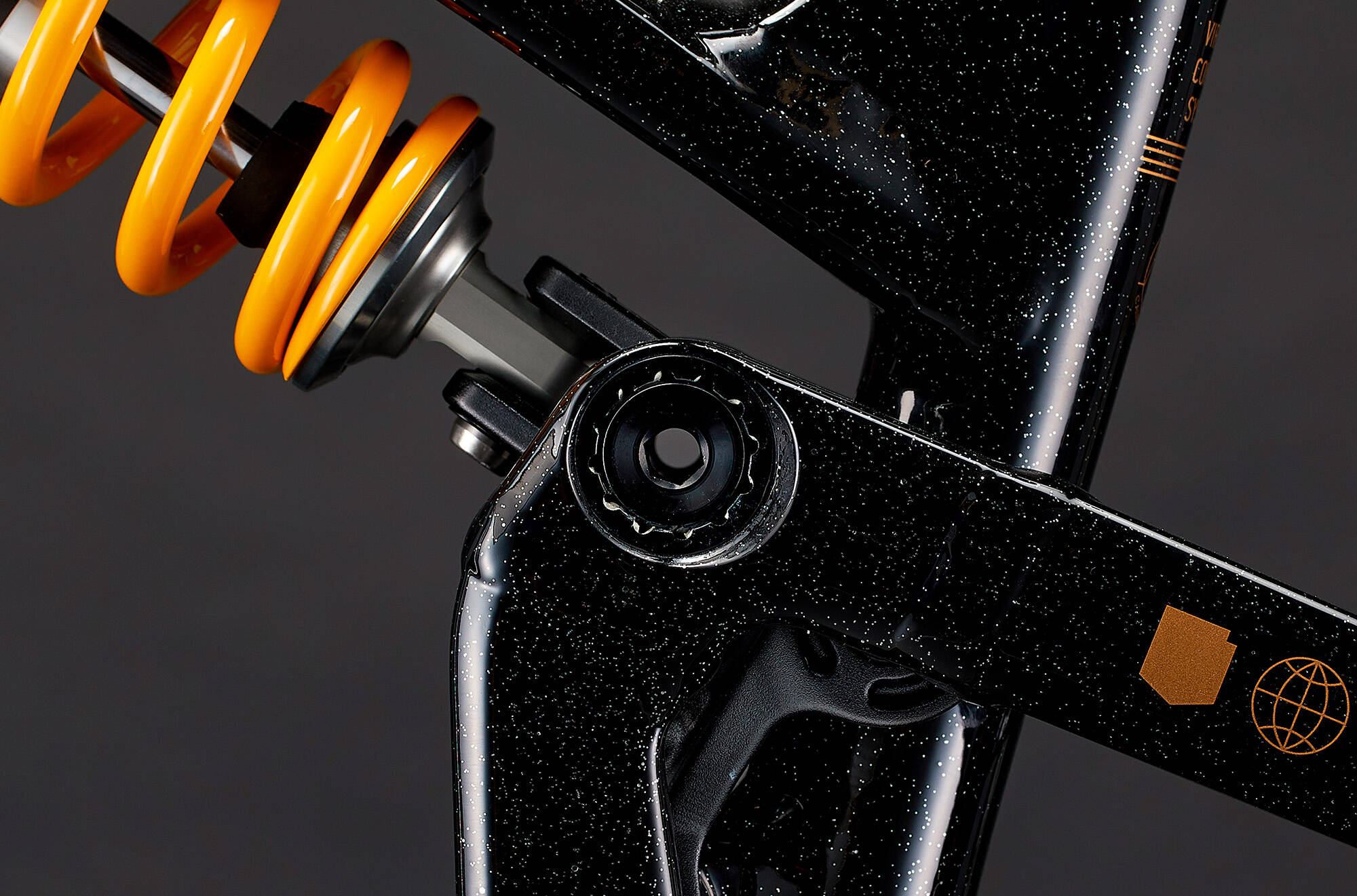 COMMENCAL META V5 OHLINS EDITION GLITTERY BLACK image large number 10