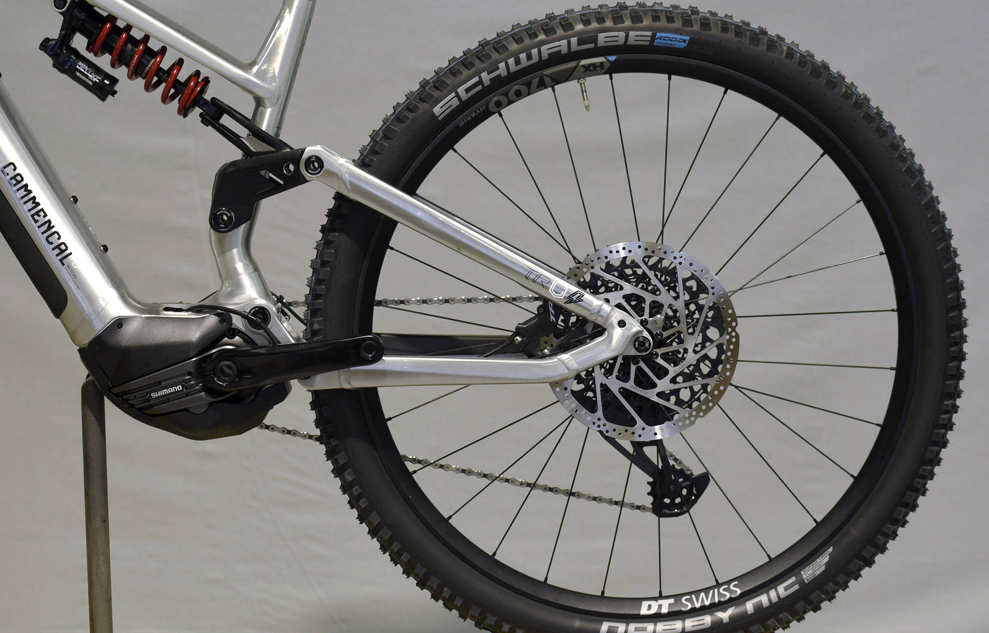 COMMENCAL META POWER TR SHIMANO RACE BRUSHED - L (22180303) 128 km image large number 4