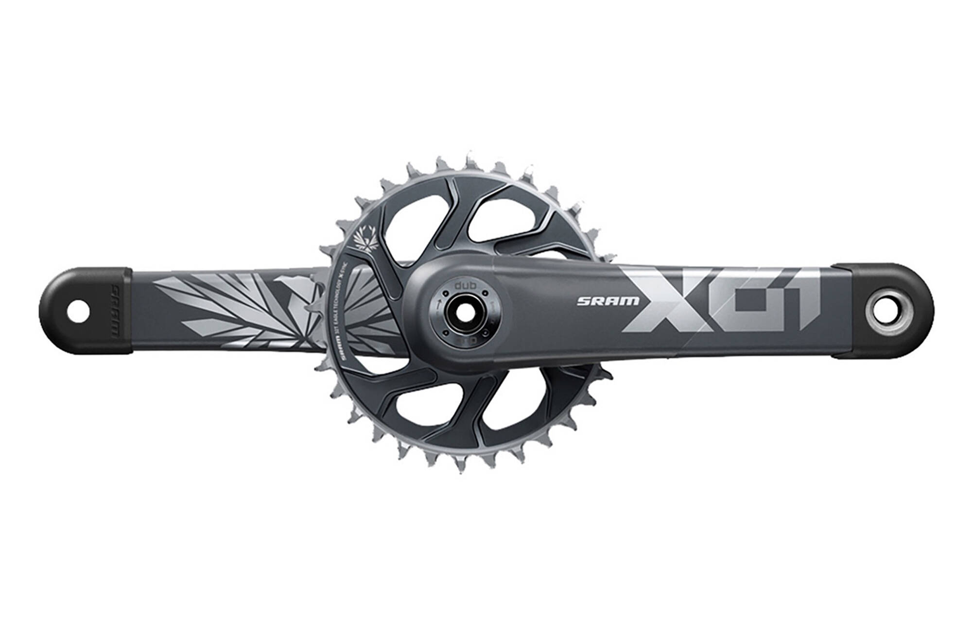 PEDALIER SRAM X01 EAGLE DUB 32D BLACK 175MM image cover number 0