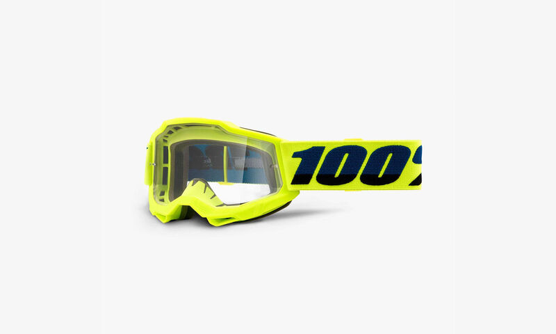100% ACCURI GOGGLES YELLOW - CLEAR LENS