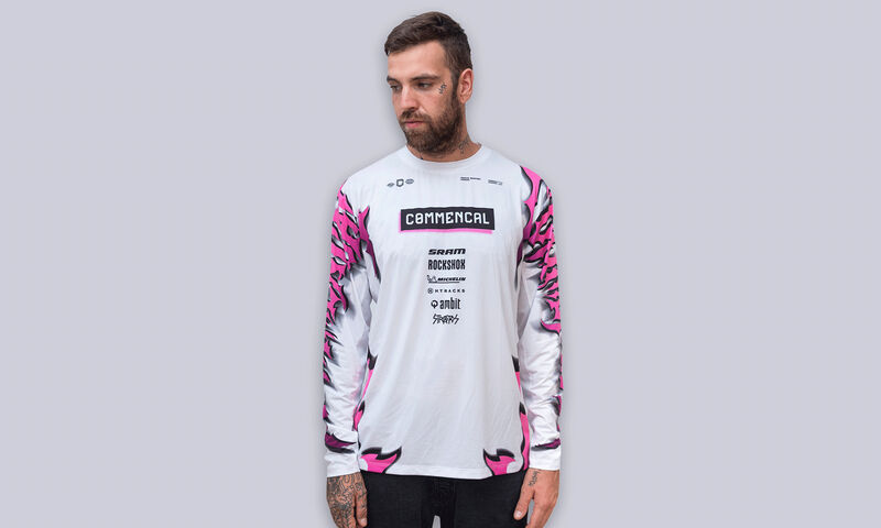COMMENCAL LIGHTECH LONG SLEEVE JERSEY RAMPAGE TOMAS LEMOINE