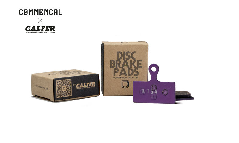 GALFER X COMMENCAL RACE BRAKE PADS FOR SHIMANO XT M8100, SLX M675