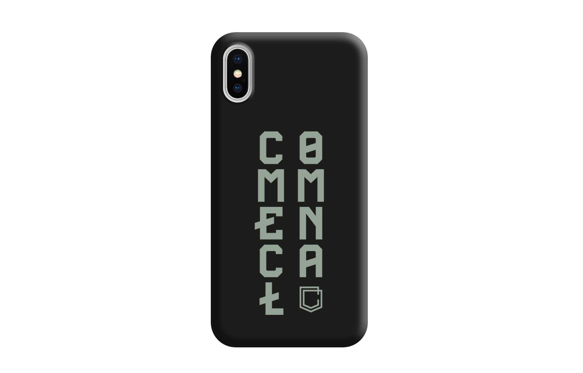COVER COMMENCAL IPHONE X/XS RICICLATA BLACK&nbsp; image cover number 0